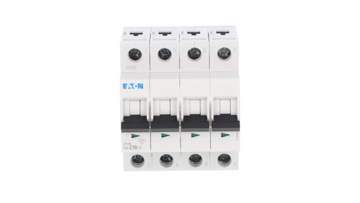 Wyłącznik nadprądowy 4P C 10A 6kA AC PL6-C10/4 166515