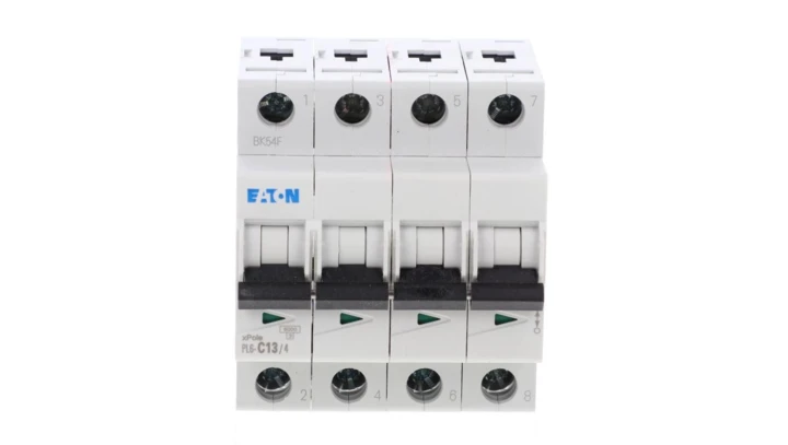 Wyłącznik nadprądowy 4P C 13A 6kA AC PL6-C13/4 166517