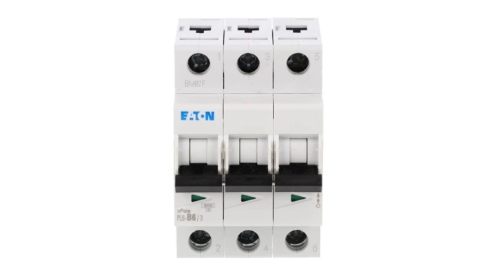 Wyłącznik nadprądowy 3P B 6A 6kA AC PL6-B6/3 286586