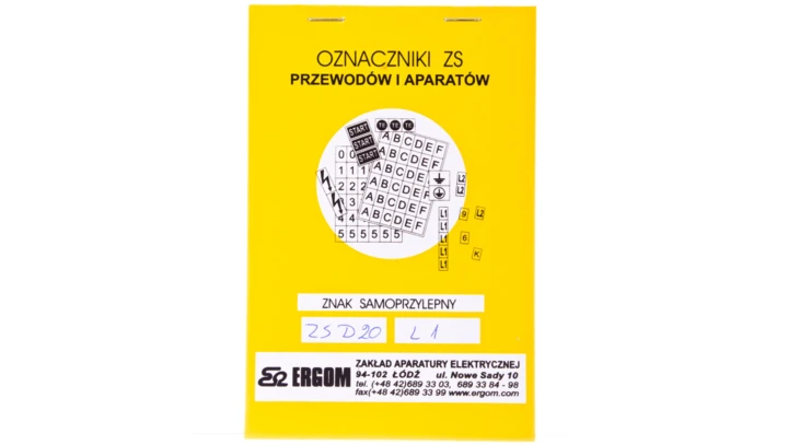 Znaki samoprzylepne ZS D20/L1 E04ZP-02030402700