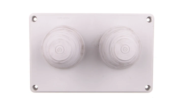Płyta przepustowa z 2 dławnicami IP55 dla kabli o średnicy 30-72mm MV FP 66 6600249