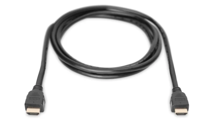 Kabel połączeniowy HDMI Ultra HighSpeed z Ethernetem 8K 60Hz UHD Typ HDMI A/HDMI A M/M czarny 5m AK-330124-050-S