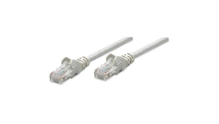 Patchcord Cat6 UTP 1,0M Szary 100 Miedź 340373