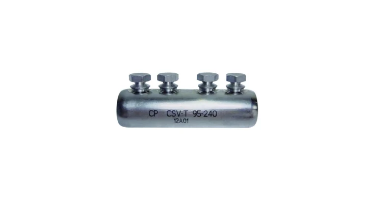 Złączka śrubowa Al-Cu, z przegrodą, cynowana, do 1kV, CSV-T 95-240, 266811