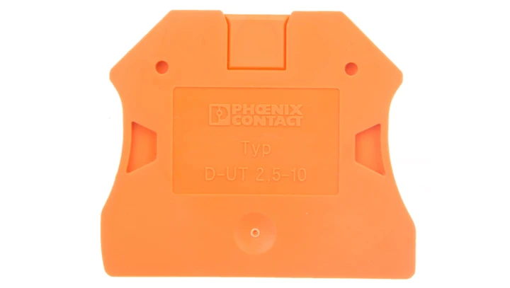 Pokrywa zamykająca pomarańczowa D-UT 2,5/10 OG 3047219 /50szt./