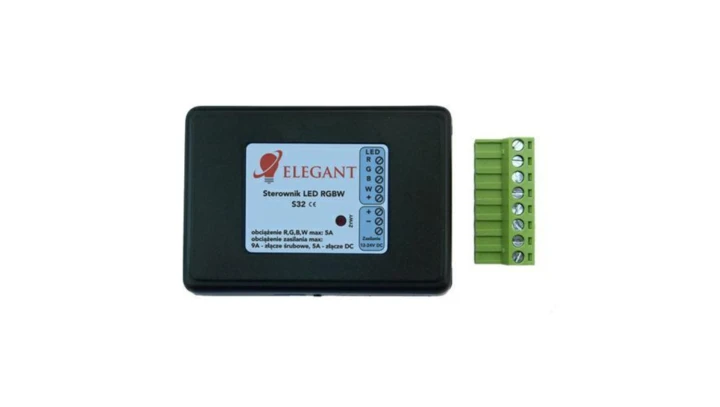 Kontroler led RGBW ELEGANT S32 12-24VDC sterownik (do pilotów Milight / Miboxer)