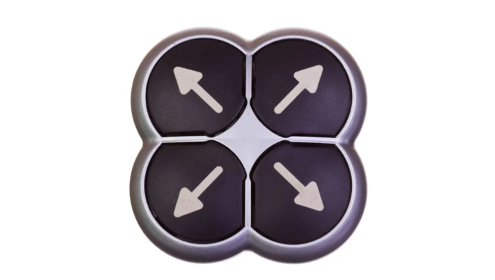 Napęd przycisku 4-ro pozycyjny czarny /strzałki/ z samopowrotem M22-DI4-S-X7 286338