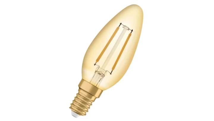 Żarówka LED Vintage 1906 LED CL B FIL GOLD 12 non-dim 1,5W/824 E14 4058075293205