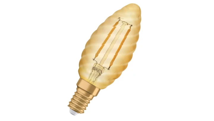 Żarówka LED Vintage 1906 LED CL BW FIL GOLD 12 non-dim 1,5W/824 E14 4058075293243