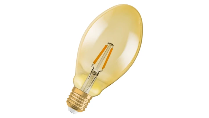 Żarówka LED Vintage 1906 LED CL OVAL FIL GOLD 40 non-dim 4,5W/825 E27 4058075091979