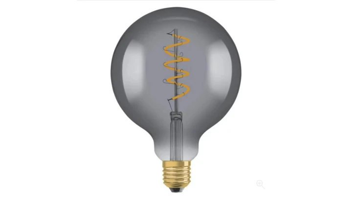 Żarówka LED Vintage 1906 LED CL GLOBE125 FIL SMOKE 15 non-dim 5W/818 E27 4058075269989