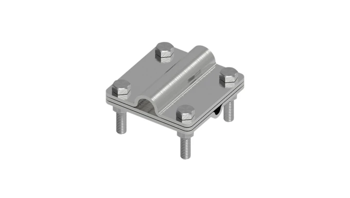 Złącze uniwersalne 3-elem. 80x80 drut8-pręt16 stal nierdzewna 215.6.1 NI 21501605