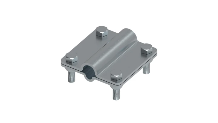 Złącze uniwersalne 2-elem. 80x80 drut8-pręt16 stal ocynkowana galwanicznie 215.6 OC 21500601