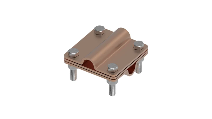 Złącze uniwersalne 3-elem. 80x80 pręt16-pręt16 miedź 215.5.1 CU 21501503