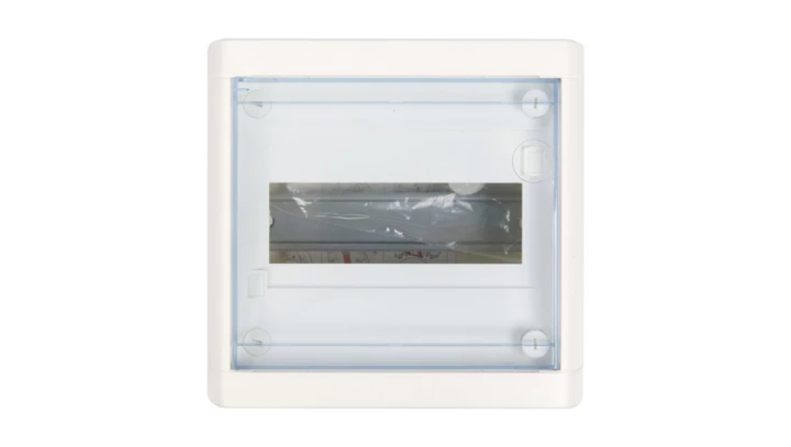 Rozdzielnica modułowa 1x8 natynkowa IP40 Nedbox (drzwi transparentne) 601245
