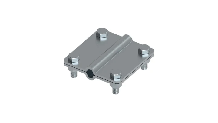 Złącze uniwersalne 2-elem. 80x80 drut8-drut8 stal ocynkowana galwanicznie 215.4 OC 21500401