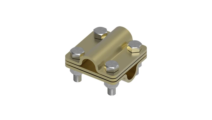 Złącze uniwersalne 3-elem. 60x60 pręt16-pręt16 mosiądz 214.5.1 MS 21401510