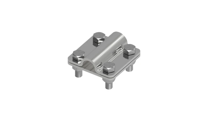 Złącze uniwersalne 2-elem. 60x60 bednarka-pręt16 stal nierdzewna 214.3 NI 21400305