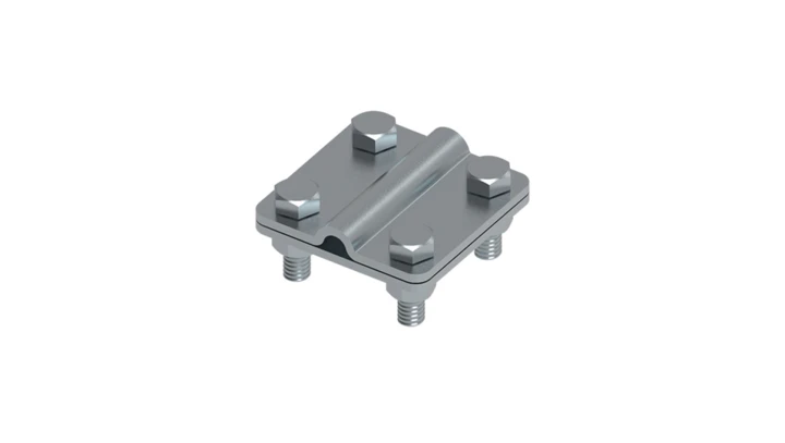 Złącze uniwersalne 2-elem. 60x60 bednarka-drut8 stal ocynkowana galwanicznie 214.2 OC 21400201