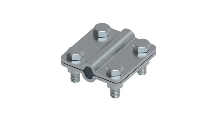 Złącze uniwersalne 2-elem. 60x60 drut8-drut8 stal ocynkowana galwanicznie 214.4 OC 21400401