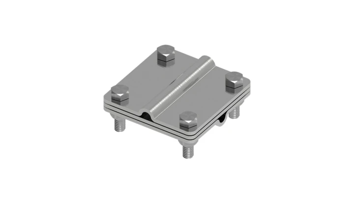 Złącze uniwersalne 3-elem. 80x80 drut8-drut8 stal nierdzewna 215.4.1 NI 21501405