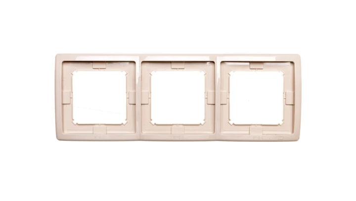 Simon Basic Standard Ramka potrójna uniwersalna beżowa IP44 BMR3B/12