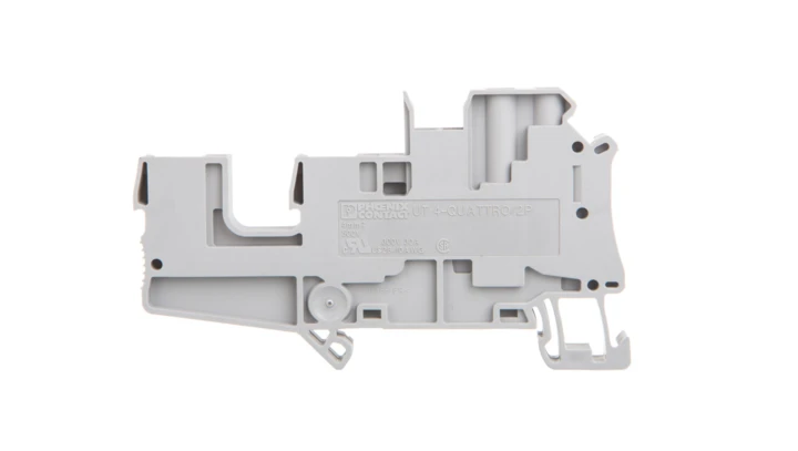 Złączka szynowa 4-przewodowa 4mm2 śrubowa/wtykowa szara UT 4-QUATTRO/ 2P 3060296 /50szt./