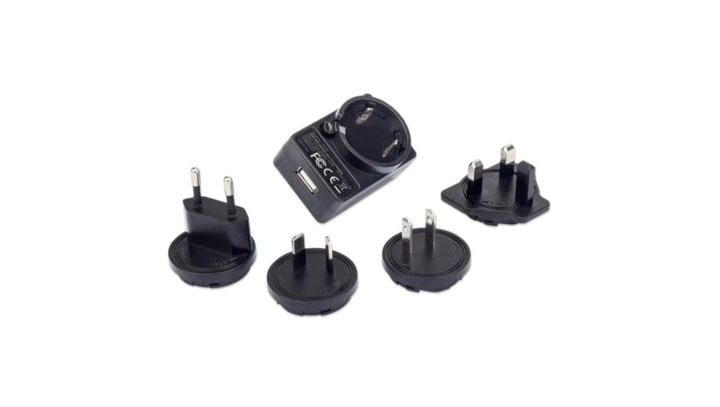 Sieciowa Ładowarka USB 5V 1A z Wtykami EU/UK/US/Australia 102155