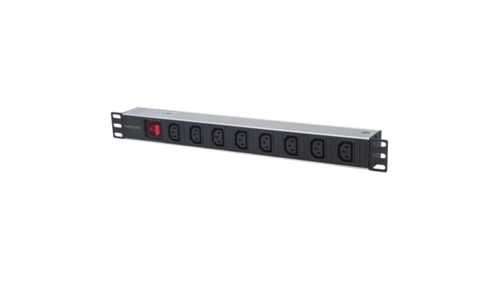 Listwa zasilająca Rack 1U 110-250V/16A 8X C13 kabel 2M 163620