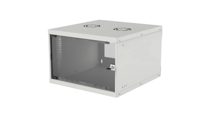 Szafka wisząca 6U 540x560 Rack 19, Basic, Flatpack, szara