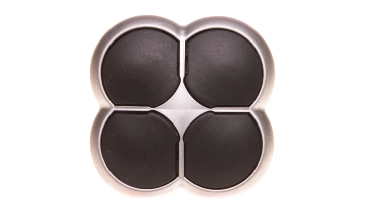 Napęd przycisku 4-ro pozycyjny 22mm czarny z samopowrotem M22-D4-S 279411