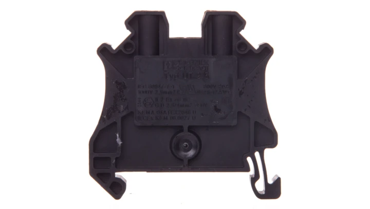 Złączka szynowa 2-przewodowa 0,14-4mm2 czarna UT 2,5 BK 3045088 /50szt./