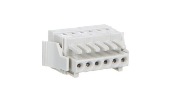 Gniazdo MCS-MINI Classic 6-biegunowe jasnoszare raster 3,5mm 734-106/037-000 /50szt./