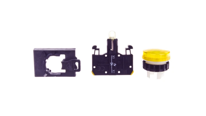 Lampka sygnalizacyjna 22mm żółta 230V AC ST22-LG-230-LEDAC