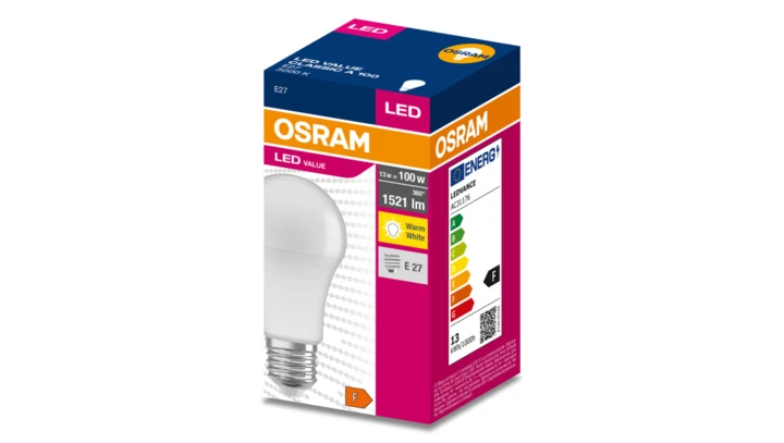 Żarówka LED VALUE CLASSIC A 100 E27 13W 1521lm 3000K 830 FR non-dim 4058075630215