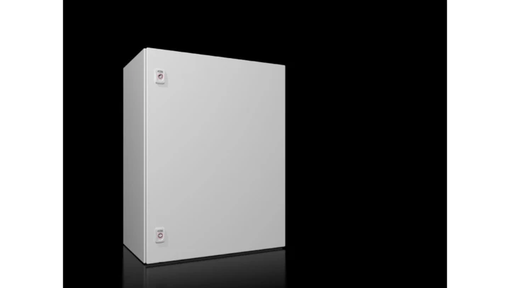 AX Obudowa kompaktowa 600x760x350 mm blacha stalowa z pł. mont. jednodrzwiowa 2 zamki dźwigienkowe 1376.000