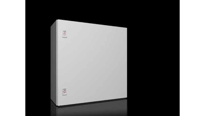 AX Obudowa kompaktowa 600x600x250 mm blacha stalowa z pł. mont. jednodrzwiowa 2 zamki dźwigienkowe 1054.000