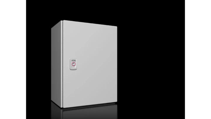 AX Obudowa kompaktowa 300x400x210 mm blacha stalowa z pł. mont. jednodrzwiowa 1 zamek dźwigienkowy 1034000 (1034.000) EC09993774