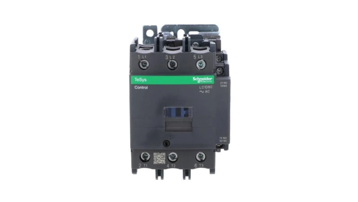 TeSys Deca Stycznik mocy 80A 3P 24V AC 1Z 1R LC1D80B7