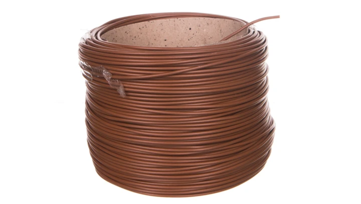 Przewód instalacyjny H05V-K (LgY) 1 brązowy /100m/