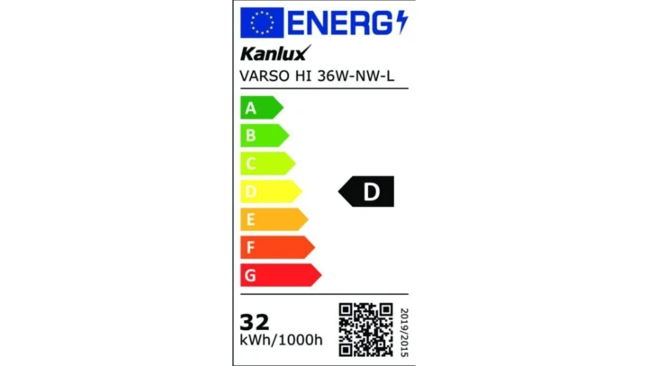 Plafoniera LED VARSO HI 36W-NW-L IP54 3600lm 4000K 26449