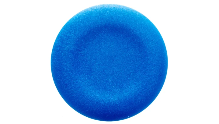 Wkładka do przycisku 22mm płaska niebieska bez opisu ZBA6