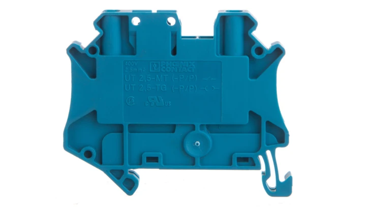 Złączka szynowa rozłączalna 2-przewodowa 2,5mm2 niebieska UT 2,5-TG BU 3046579 /50szt./