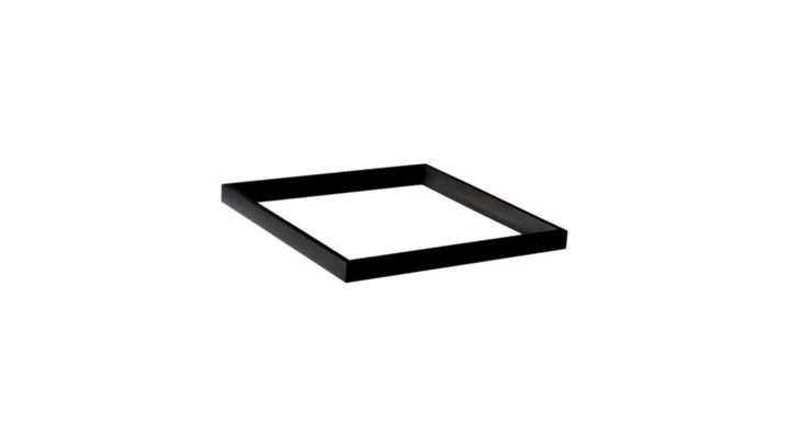 Rama montażowa do panelu LED 600x600x44 zatrzaskowa aluminium czarna EC79574
