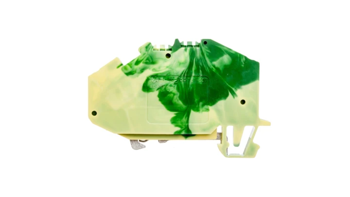 Złączka szynowa 2-przewodowa 4mm2 PE żółto-zielona 781-607 TOPJOBS /50szt./