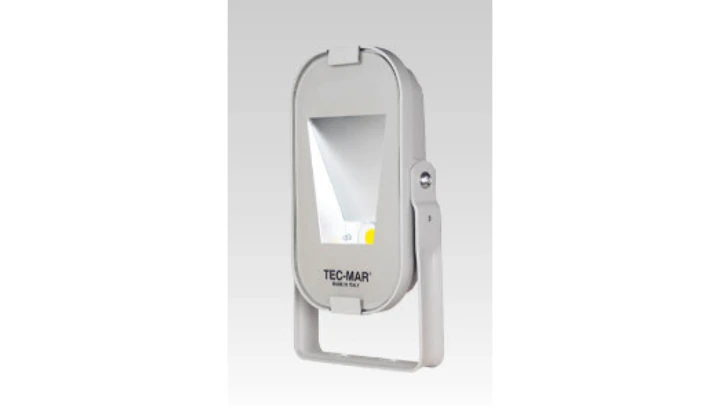 Naświetlacz LED LORDINO 40W 5111lm 130lm/W (zam.100W) 4000K RA80 MOD.AR (SILVER) IP66 7 lat gwarancji Made in EU