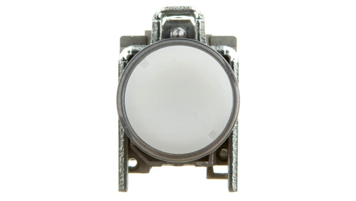 Przycisk sterowniczy 22mm biały 1Z 1R z samopowrotem z podświetleniem XB4BW3165