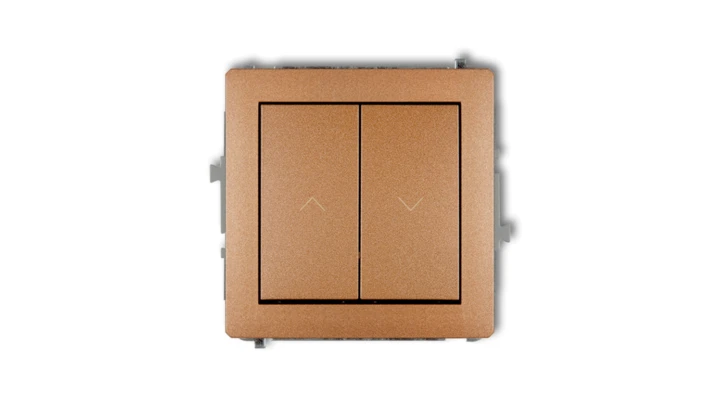 DECO Mechanizm łącznika żaluzjowego z podtrzymaniem złoty metalik 8DWP-88