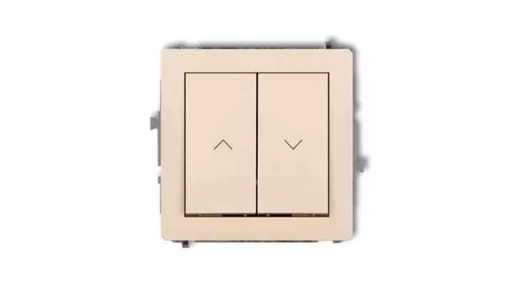 DECO Mechanizm łącznika żaluzjowego z podtrzymaniem beżowy 1DWP-88