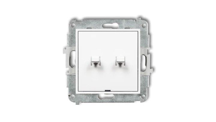 Mechanizm łącznika podwójnego schodowego w stylu amerykańskim (jeden klawisz bez piktogramów) MWPUS-33.1